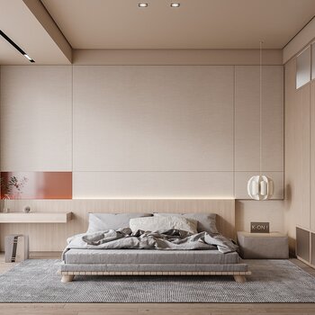 微日系卧室3d模型