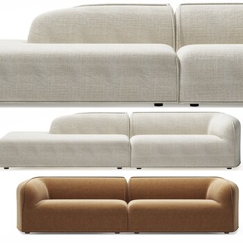 moroso 现代沙发组合3d模型
