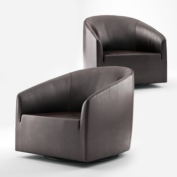 Minotti 现代单人沙发3d模型