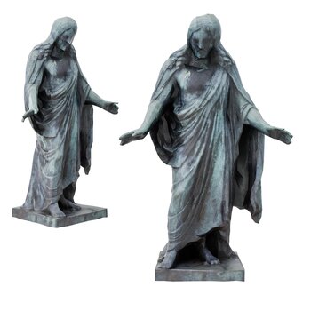 现代耶稣雕塑3d模型