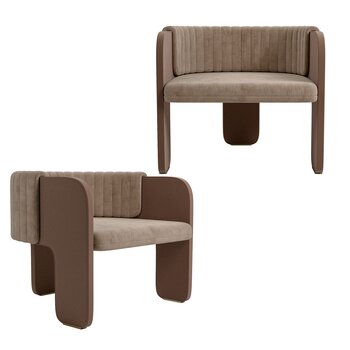玛萨圣帝 现代单人沙发3d模型