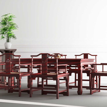 中式餐桌椅