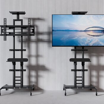 现代电视机支架3d模型
