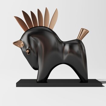 现代动物雕塑