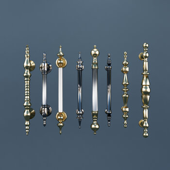 欧式门把手su模型