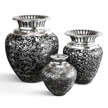 新中式花瓶摆件组合