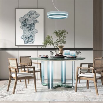 新中式风格餐桌椅
