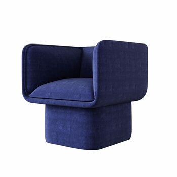 唐镜 现代简约休闲椅3d模型