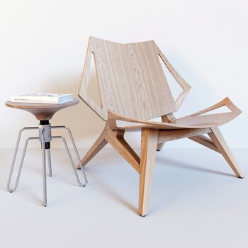 现代躺椅 3d模型