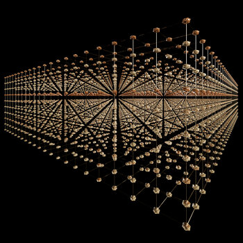 新中式矩阵吊灯
