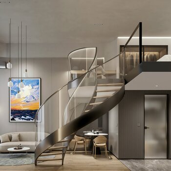 现代公寓3d模型