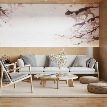 日式沙发茶几组合3d模型