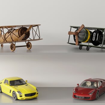现代汽车飞机玩具