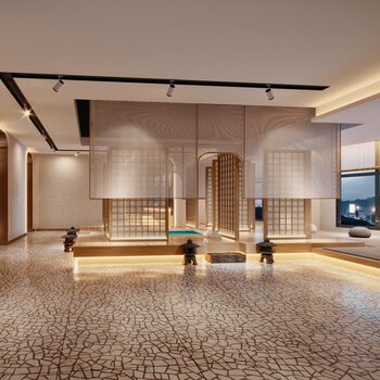 新中式酒店洗浴区