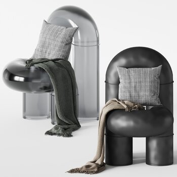 Billiani 现代单椅3d模型