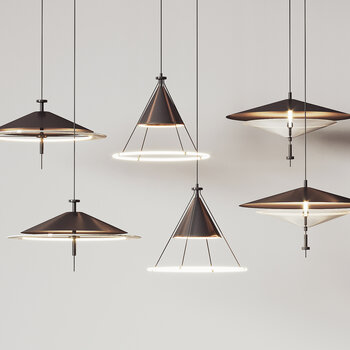 现代吊灯组合- 建e网3d模型下载网