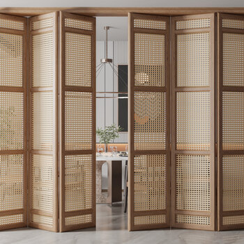 新中式折叠门