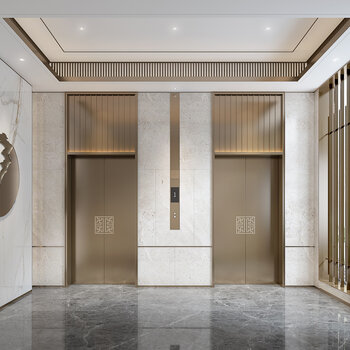 新中式电梯厅