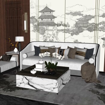 新中式客厅