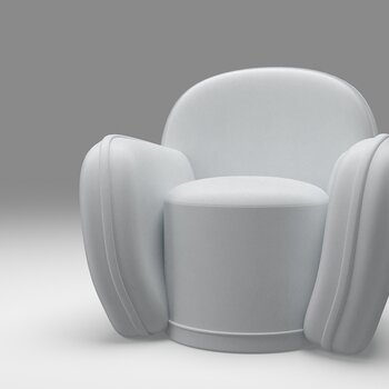 Circu 现代单人沙发3d模型
