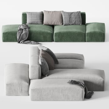 BBB 现代沙发组合3d模型