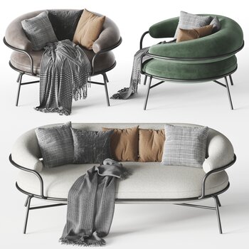 现代 Bontempi 沙发3d模型