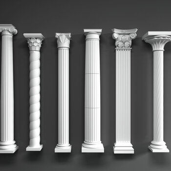 简欧罗马柱3d模型下载_3d简欧罗马柱模型下载_3d简欧罗马柱max模型