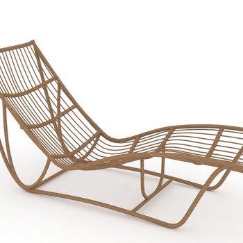 sika 新中式躺椅3d模型