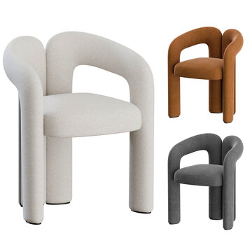 Cassina 现代布艺单椅3d模型