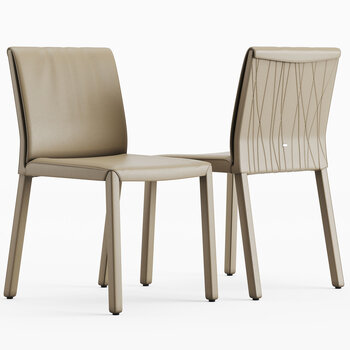 Cattelan Italia 现代皮革餐椅3d模型