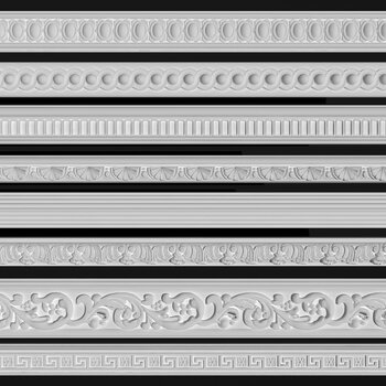 欧式石膏线3d模型下载