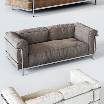 意大利 Cassina 现代双人沙发3d模型