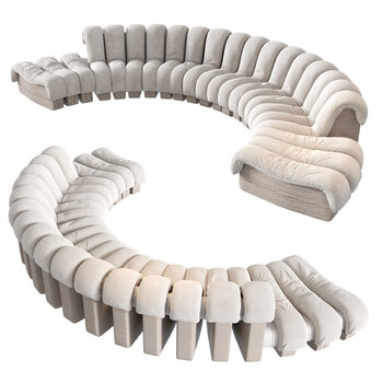 蛇形沙发3d模型