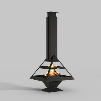西班牙Traforart现代壁炉3d模型