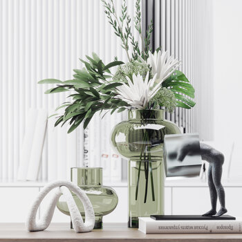 现代花瓶摆件3d模型