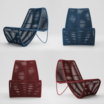 现代户外椅3d模型