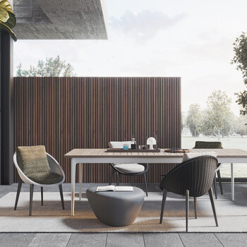 米洛提 Minotti 现代餐桌椅3d模型
