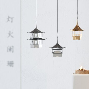 Mumoon 新中式凉亭吊灯
