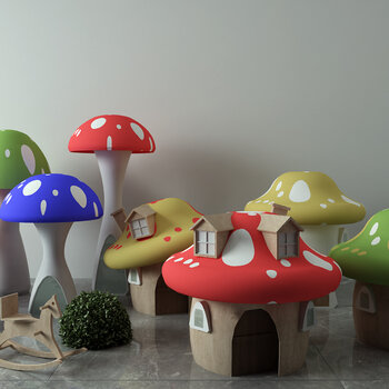现代蘑菇玩具