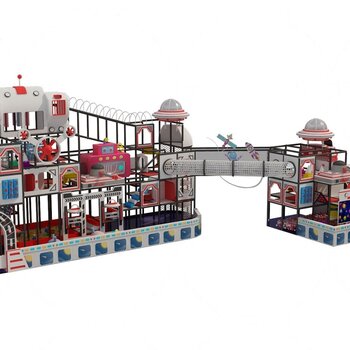 现代儿童乐园玩具3d模型