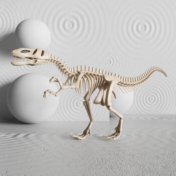 FENDI 恐龙文物化石
