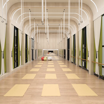 现代瑜伽室