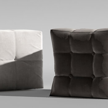 Poliform 现代布绒沙发凳