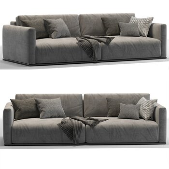 米洛提 minotti 现代双人沙发3d模型