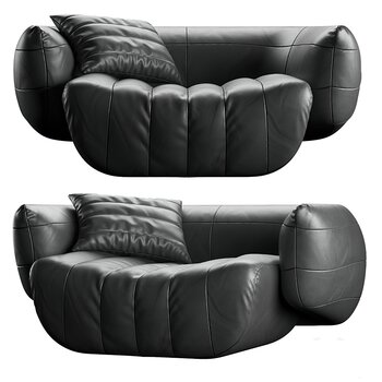 Baxter 现代单人沙发3d模型