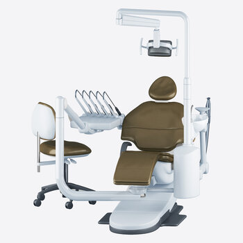 现代医用牙科诊疗椅3d模型