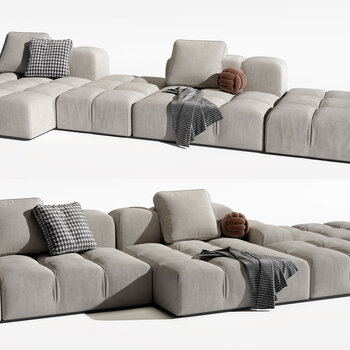 Arflex 现代多人沙发D5模型