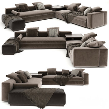 Minotti 米洛提 现代多人沙发3d模型