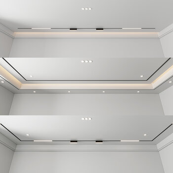 现代吊顶3d模型下载