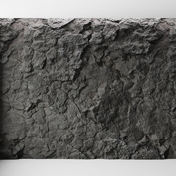 岩石背景墙3d模型下载